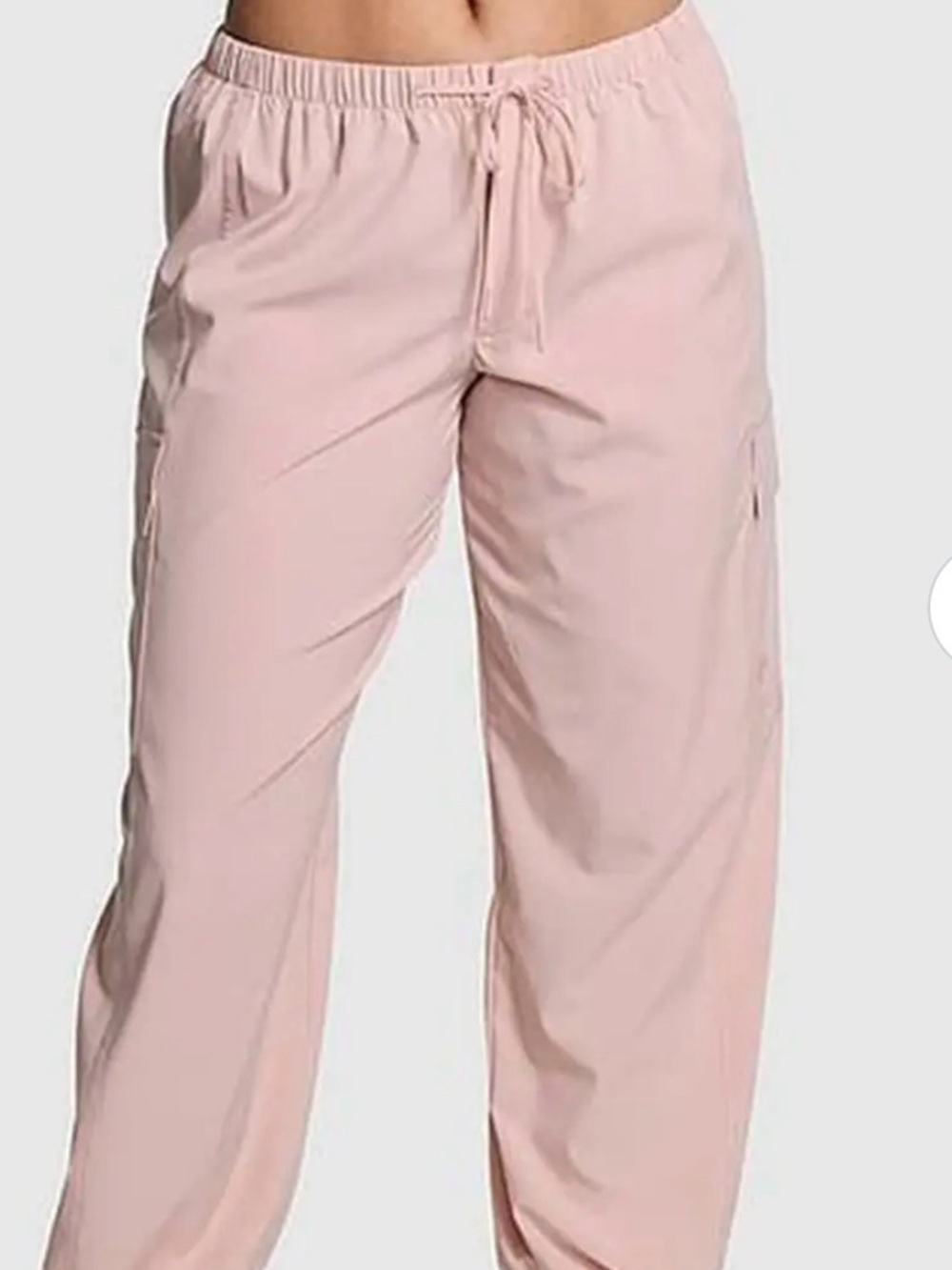 PINK Victoria's Secret Pale Pink Drawstring Track Pants